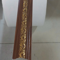 Chỉ cân nhựa giả gỗ_dát vàng_4cm