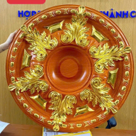 Mâm nhựa giả gỗ_dát vàng_TT7161 Đồng Nai