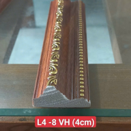 Chỉ lệch nhựa giả gỗ_dát vàng