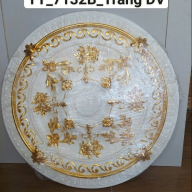 Mâm nhựa TT_7132B_ trắng dát vàng