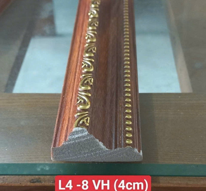 Chỉ lệch nhựa giả gỗ_dát vàng